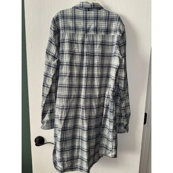 Pact fireside flannel long shirt tunic dress - Picture 7 of 7